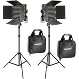 Kit de 2 Lámparas Neewer LED-NL660 LED Bicolor con Pedestales 1