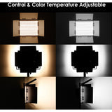 Kit de 2 Lámparas Neewer LED-NL660 LED Bicolor con Pedestales 4