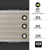 Kit de 3 lámparas GVM 1200D-3L 5