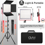 Kit de 3 lámparas GVM 1200D-3L 7