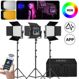 Kit de 3 Lámparas GVM 50RS3L RGB 7