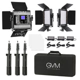 Kit de 3 Lámparas GVM 800D RGB Studio 5