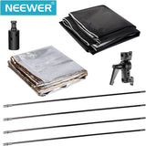 Kit de Pedestal y Rebotador Neewer 4 en 1 de 90 x 180cm 2