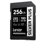Tarjeta Lexar Profesional 256GB Silver Plus 255MB/s 2