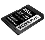 Tarjeta Lexar Profesional 256GB Silver Plus 255MB/s 3