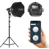 Kit GVM Softbox  LS-P80S con Lámpara Led y Pedestal 2