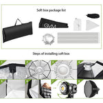 Kit GVM Softbox  LS-P80S con Lámpara Led y Pedestal