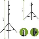 Kit GVM Softbox  LS-P80S con Lámpara Led y Pedestal