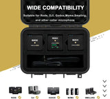 Estuche rígido para micrófonos Liyirui para Wireless Go 2