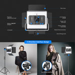 Lámpara de Iluminación Neewer Bicolor LED-NL480