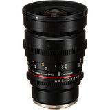 Lente Rokinon 24mm T1.5 Cine DS Lens Montura Sony E 4