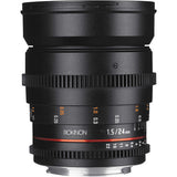 Lente Rokinon 24mm T1.5 Cine Lens Montura Canon 3