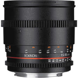 Lente Rokinon 85mm T1.5 Cine DS Lens Montura Canon 2