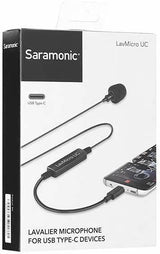 Micrófono Lavalier Saramonic LavMicro-UC USB Tipo-C para Android 1