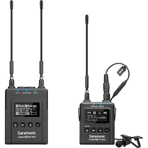 Micrófono Lavalier Saramonic UwMic9S Kit 1 Mini