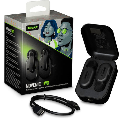 Micrófono Lavalier Dual Shure MoveMic Two MV-TWO-Z7