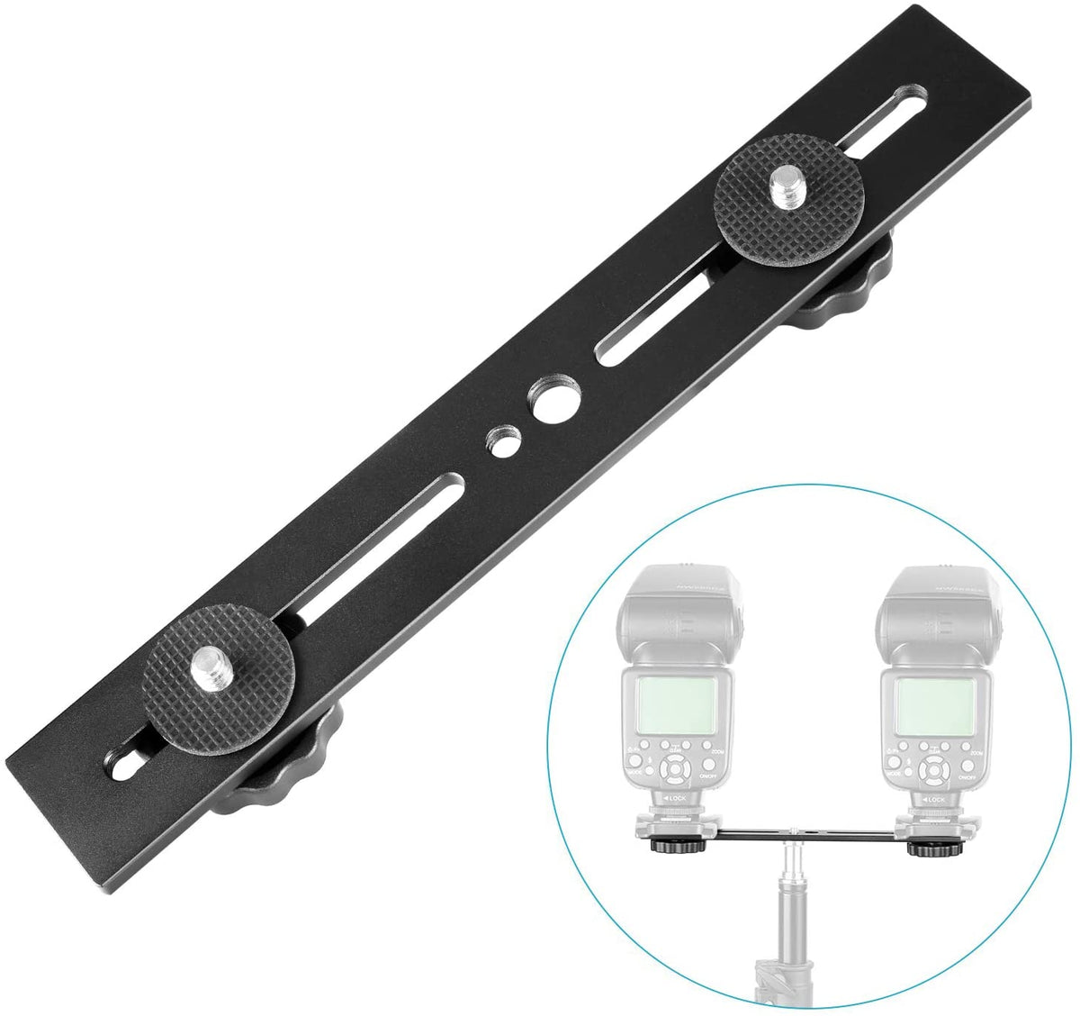 Soporte Adaptador para Tripié Neewer Dual