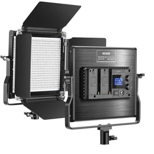 Kit de 2 Lámparas Neewer LED-NL660 LED Bicolor con Pedestales, Estuches y 4 Baterías