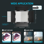 Kit de 2 Lámparas Neewer LED-NL660 LED Bicolor con Pedestales, Estuches y 4 Baterías