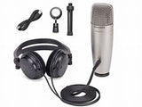 Kit de Micrófono Samson C01U Pro USB con Shockmount, Soporte Mesa y Filtro Antipop 1