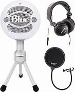 Kit Micrófono Condensador Blue Snowball ICE USB con audífonos y filtro antipop 1