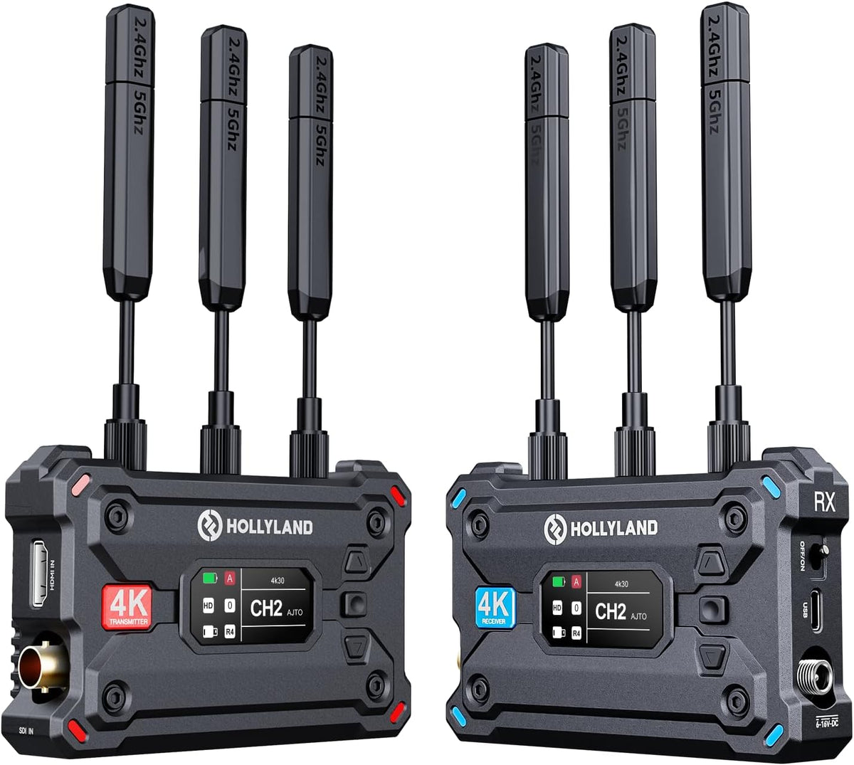 Sistema de transmisión de Video Inalámbrico Hollyland Pyro S 4K