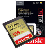 Tarjeta SanDisk Extreme SDXC de 128GB 180MB/s 1