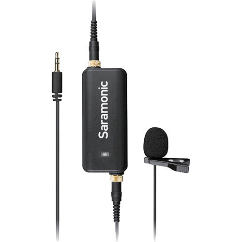Micrófono Lavalier con Mixer Saramonic LavMic para DSLR, GoPro y Smartphones