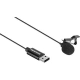 Micrófono Lavalier Saramonic SR-ULM10 USB para Computadora 1