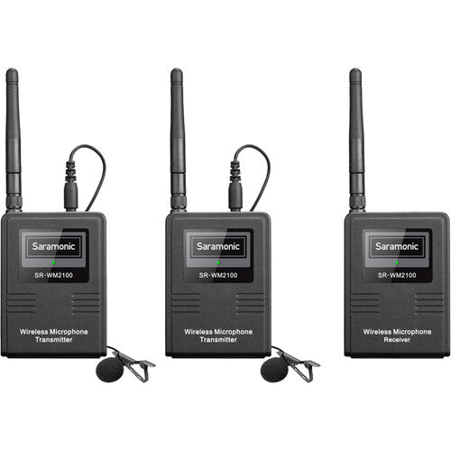 Micrófono Lavalier Dual Saramonic SR-WM2100
