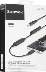 Cable Convertidor Saramonic UTC-C35 3.5mm a USB Tipo-C para Android 1