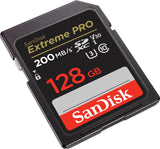 Tarjeta SanDisk Extreme PRO SDXC de 128GB 200 MB/s 2