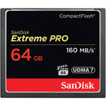 Tarjeta SanDisk Extreme PRO CompactFlash de 64GB UDMA 7 160MB/s 1067x
