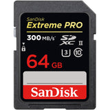 Tarjeta SanDisk Extreme PRO SDXC de 64GB 300MB/s 1