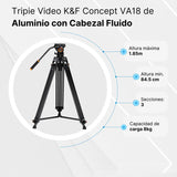 Tripié K&F Concept VA18+VH081 4