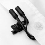 Clip Doble Universal para Lavalier Auray ULC-2MBL