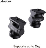 Adaptador Multidireccional Cold Shoe Accsoon AA-01 3