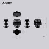 Adaptador Multidireccional Cold Shoe Accsoon AA-01 6