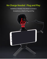 Micrófono Shotgun Acemic Video Mic CAM50 para cámara y Smartphone 7