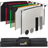Kit de Banderas Impact PortaFrame Scrim (24 x 36") 1
