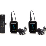 Micrófono Lavalier Dual Saramonic Blink500 ProX B4 para Lightning iOS 1