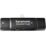 Micrófono Lavalier Dual Saramonic Blink500 ProX B4 para Lightning iOS 5