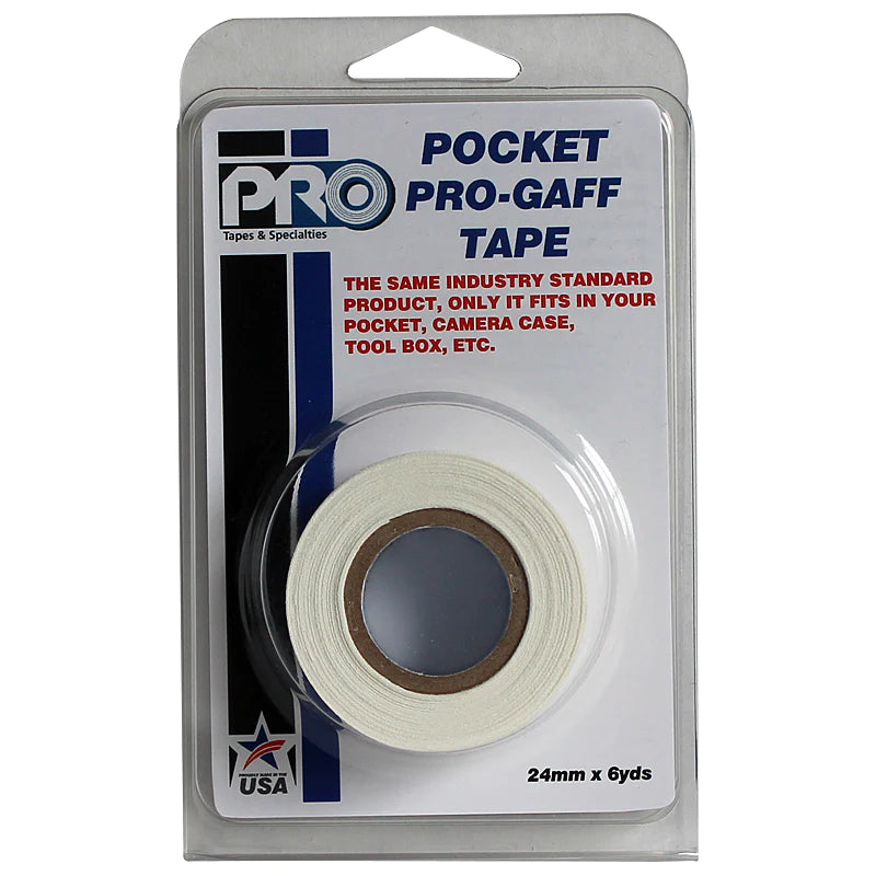 Cinta POCKET Pro Gaff Tape Blanca 1x6 yds