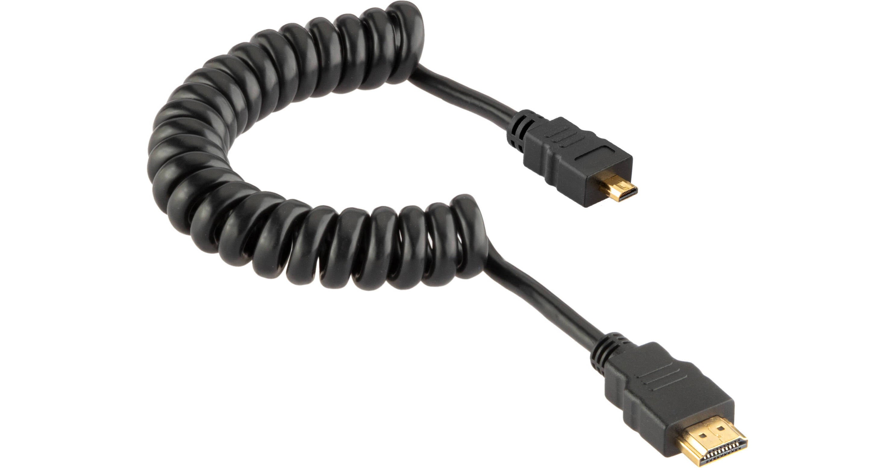 Cable Elvid HDMI a Micro HDMI 4k Espiral de 28 a 91 cms HDMIAD-030-C