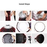 Softbox GVM Portable Quick Release (36") GVM-YG90SP 6