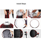 Softbox GVM Portable Quick Release (24") GVM-YG60SP 7