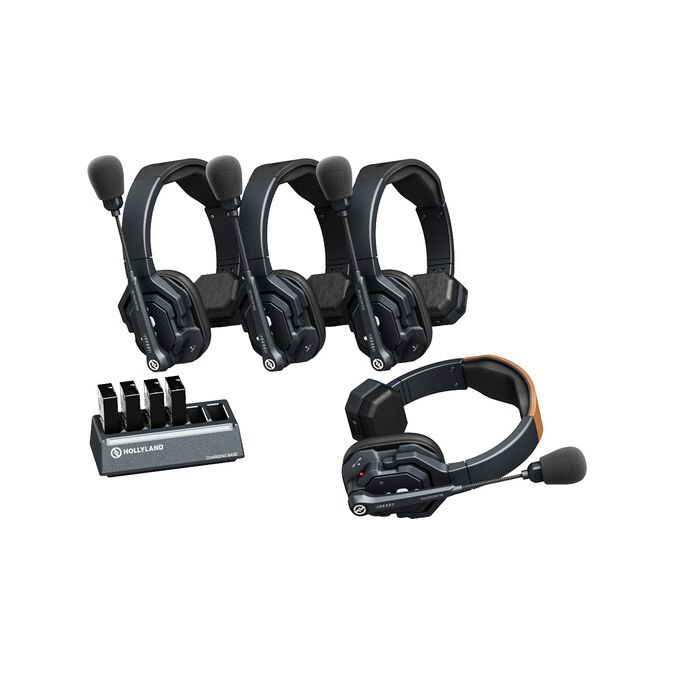 Sistema de Intercomunicación Inalámbrico Hollyland Solidcom SE-4S (Dual Battery Version)
