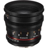Kit de 4 Lentes Rokinon T1.5 Cine DS Lens Montura Canon (24mm, 35mm, 50mm y 85mm) 4
