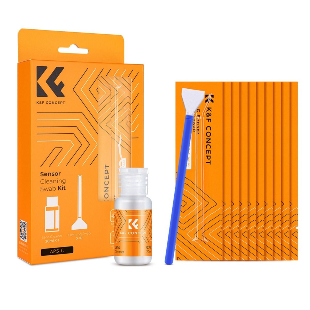 Kit de Limpieza de Sensor APS-C 16mm K&F Concept
