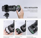 Anillo Adaptador Neewer 7 Piezas 49mm-77mm 5